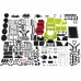 MN 1/12 MN86KS G500 Remote Control Car KIT 2.4G 4WD Unassembled Crawler Off Road DIY Truck Vehicle Models