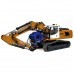 946-3 1/14 12CH Remote Control Excavator Car Vehicle Models Toy with Adjustable Boom and Remote Control