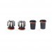 STP 3/4MM Multi-color Thread CNC Gimbal Stick Ends Integrated 3D Non-slip Metal Rocker Head for FrSky X9D Plus FUTABA JR Radiomaster TX16S RC Transmitter