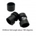 RJX Hobby RJX3156 30mm 35mm 40mm 45mm Folding Arm Carbon Tube Connector Clip Seclf-lock Folding Rack Parts for RC Agriculture UAV Drone