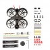 HGLRC Racewhoop25 Spare Part 125mm Wheelbase 2.5 Inch 3K Carbon Fiber Frame Kit Support for RC Drone FPV Racing