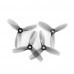 2 Pairs HQProp D76MMX3 76mm 3-blade Grey CW CCW Poly Carbonate Propeller for Cinewhoop FPV Racing Drone