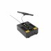 FrSky TD R18 OTA 2.4G 900M 18CH Tandem Dual-Band Mini Receiver Low Latency Long Range Built-in Power Switch Current Voltage Sensors Black Box Function for RC Drone