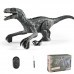 Remote Control Infrared Dinosaur Toy Remote Control Realistic Velociraptor Simulated Jurassic Dinosaur w/ Sound Light Kids Children Toys