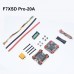20x20mm JHEMCU Betaflight F7-XSD Pro F7 Flight Controller w/ 5V 10V BEC & EM20A 20A / EM40A 40A 2-6S BL_S 4in1 Brushless ESC Stack Support DJI Air Unit for RC Drone FPV Racing