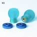2PCS Non-slip Transparent Radio Hall Gimbal Stick Ends Rocker Head M3/M4 for FPV Radio Transmitter TBS TX16S Tango Mambo DIY Parts