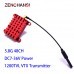 Long Range 5.8Ghz 48CH 1.2W FPV VTX Wireless Image Video Transmitter Lancher Support Smart Audio for RC FPV Racing Drone
