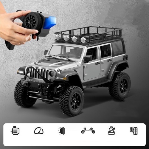 MNRC MN128 RTR 1/12 2.4G 4WD Remote Control Car LED Light Rock Crawler ...