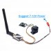 ZENCHANSI 5.8G 48CH 100/200m/400/1000mW Adjustable FPV Transmitter and CMOS 2.1mm 1200TVL fpv camera for RC Drone FPV Racing Drone
