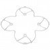 Hubsan X4 Plus H107C+ H107D+ RC Drone Spare Parts Protection Cover 3 Colors