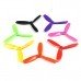 7 Pairs KingKong 5045 5x4.5 Inch 3-blade Rainbow Colorful Propellers CW CCW for FPV Racer