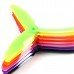 7 Pairs Kingkong 5x5x3 5050 5 Inch 3-blade Colorful Propeller CW CCW for FPV Raver