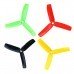 Kingkong 4*4*3 4040 4 Inch 3-Blade Rainbow Colorful Propeller CW CCW for FPV Racer 