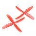 Kingkong  10 Pairs Kingkong 5x4x4 5040 5 Inch 4-Blade Propeller CW CCW for FPV Racer