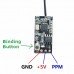 2.4G 6CH Micro Compatible Receiver With PPM Output Binding Button For Flysky Transmitter