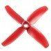 2 Pairs Eachine Falcon 120 Spare Part 4 Blad 3030 Propeller Black Red