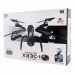 SY X33 WiFi FPV With 0.3MP Camera Foldable Arm High Hold Mode RC Drone RTF