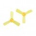 10 Pairs Kingkong 1935 48.26mm 1.5mm Mounting Hole 3-Blade Bullnose Propellers for 90GT Drone
