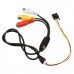 1080TVL 3.6mm 90 Degree 1/4 inch HD Color CMOS FPV AV Camera PAL/NTSC 