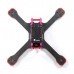 Transtec Fatty Lite 218mm Wheelbase 4mm 3K Carbon Fiber FPV Racing Frame Kit 110g