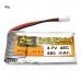 4X ZOP Power 3.7V 1S 550mAh 45C Lipo Battery White Plug