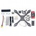 EXUAV 99g 208mm Wheelbase 3.5mm Carbon Fiber X Structure FPV Racing Frame with Buzzer LED Board