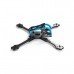 TransTEC Lightning Race 215mm 5mm 3K Full Carbon Fiber Frame Kit Blue/Sliver for Multirotor