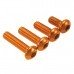 40PCS 7075 M3*6 M3*8 M3*10 M3*12 Screws for FPV Racer Purple Red Blue Gold Green Orange