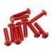 40PCS 7075 M3*6 M3*8 M3*10 M3*12 Screws for FPV Racer Purple Red Blue Gold Green Orange