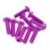 40PCS 7075 M3*6 M3*8 M3*10 M3*12 Screws for FPV Racer Purple Red Blue Gold Green Orange
