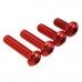 40PCS 7075 M3*6 M3*8 M3*10 M3*12 Screws for FPV Racer Purple Red Blue Gold Green Orange