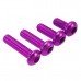 40PCS 7075 M3*6 M3*8 M3*10 M3*12 Screws for FPV Racer Purple Red Blue Gold Green Orange