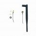 RF Connector 70 RP-SMA + 5dBi Antenna + Adapter For Frsky X9D PLUS Transmitter