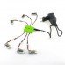 6PCS Eachine E010 E010C E011 E013 3.7V 260MAH 45C LIPO Battery Charger Sets