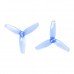 4 Pairs Gemfan Flash 2540 2.5x4 2.5 Inch 3-Blade Propeller with 1.5mm Mounting Hole 