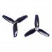 4 Pairs Gemfan Flash 2540 2.5x4 2.5 Inch 3-Blade Propeller with 1.5mm Mounting Hole 