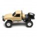WPL C14 Electric 1/16 2CH 2.4G 4WD Remote Control Climb Semi Off Road Car With Light Without Electronic Part ATR