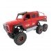 Flytec Remote Control Car 1/10 4CH 6WD Rock Crawler 6x6 Driving Truck Double Motors Big Foot Off-Road Model Toys