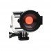 58mm 16x Magnifier Macro Red Camera Lens Filter Adapter Ring For GoPro Hero 5