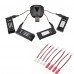 Eachine 4-in-1 USB Charger with 4Pcs 3.7V 500MAH Lipo Battery Charging Cable for E58 E010 X5C H107L