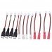 Eachine 4-in-1 USB Charger with 4Pcs 3.7V 500MAH Lipo Battery Charging Cable for E58 E010 X5C H107L