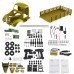 JJRC Q60 Kit 1/16 2.4G 6WD Off-Road Military Truck Crawler Remote Control Car