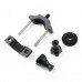 Bicycle Bike Anti-vibration Camera Mount 15mm-31mm Diameter Tube Fixed Bracket For GoPro Hero Xiaoyi 4k Sport Camera Outdoors Sport DJI