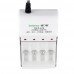 Delipow 4 Slots AC 220V Battery Charger with 4Pcs Rechargeable 1.2V AA Lipo Battery