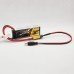 Amass 200mm XT60 Male Connector to Male DC 5.5X 2.1mm Adapter Power Cable For FPV Goggles Battery