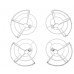 Propeller Guard Blade Protector Cove Full Encirclement Anti-collision Ring for DJI Mavic Mini RC Drone