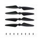 4PCS RC Drone Spare Parts Foldable Propeller Props Blades for ZLRC SG906/SG906 Pro