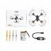 RadioLink F121 Eneopterinae 121mm Micro Brushed FPV Racing Drone BNF RTF w/ OSD Camera T8S RC 2KM Range 10mins Flight Time 47.5g Only