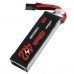 URUAV 7.4V 4200mAh 75C 2S Lipo Battery T Deans TRX Plug for RC Car