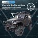 JY66 1/14 2.4Ghz 4WD Remote Control Car For Jeep Off-Road Vehicles With LED Light Climbing Truck RTR Model Black